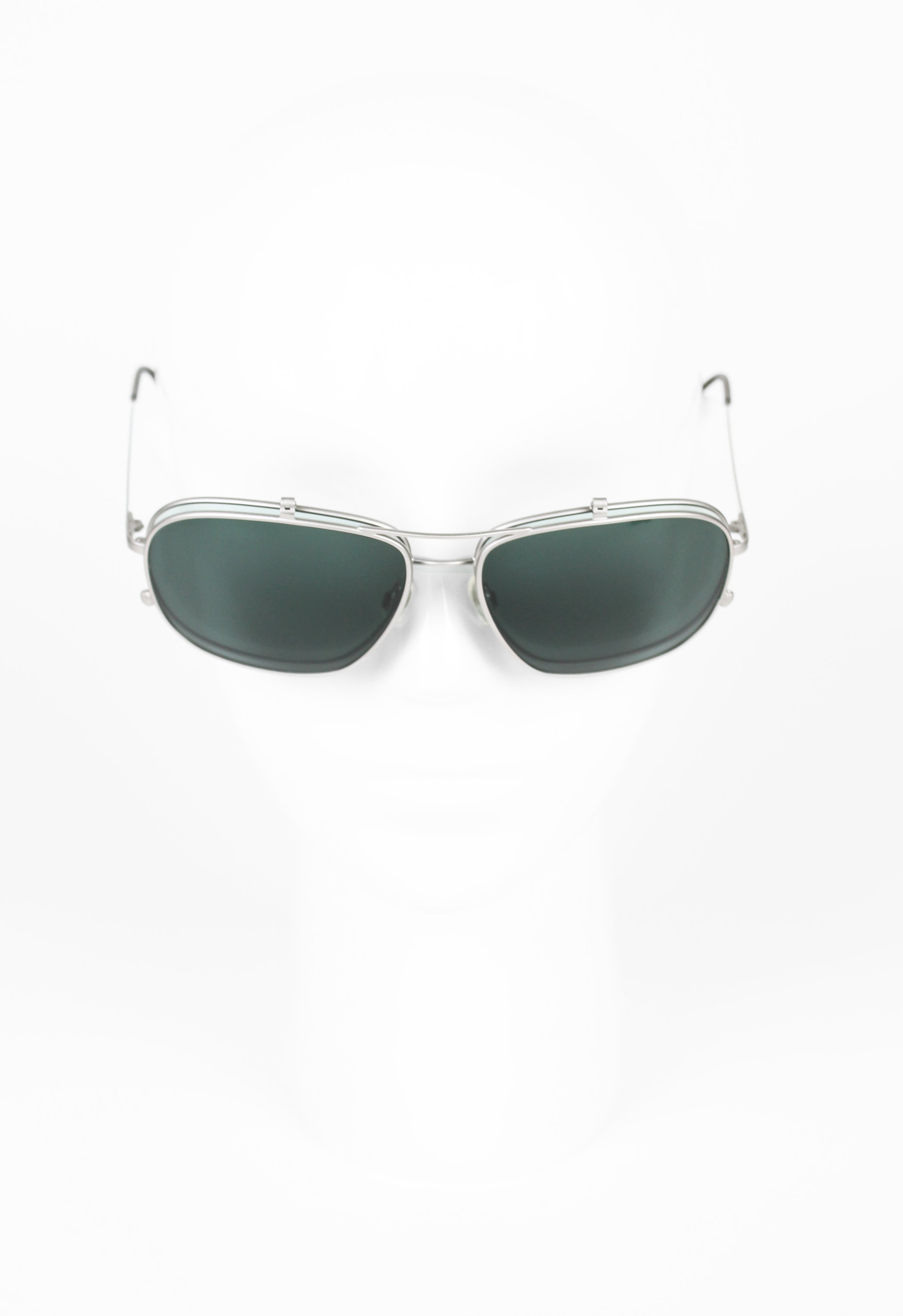 CHANEL FLIP UP AVIATOR SUNGLASSES