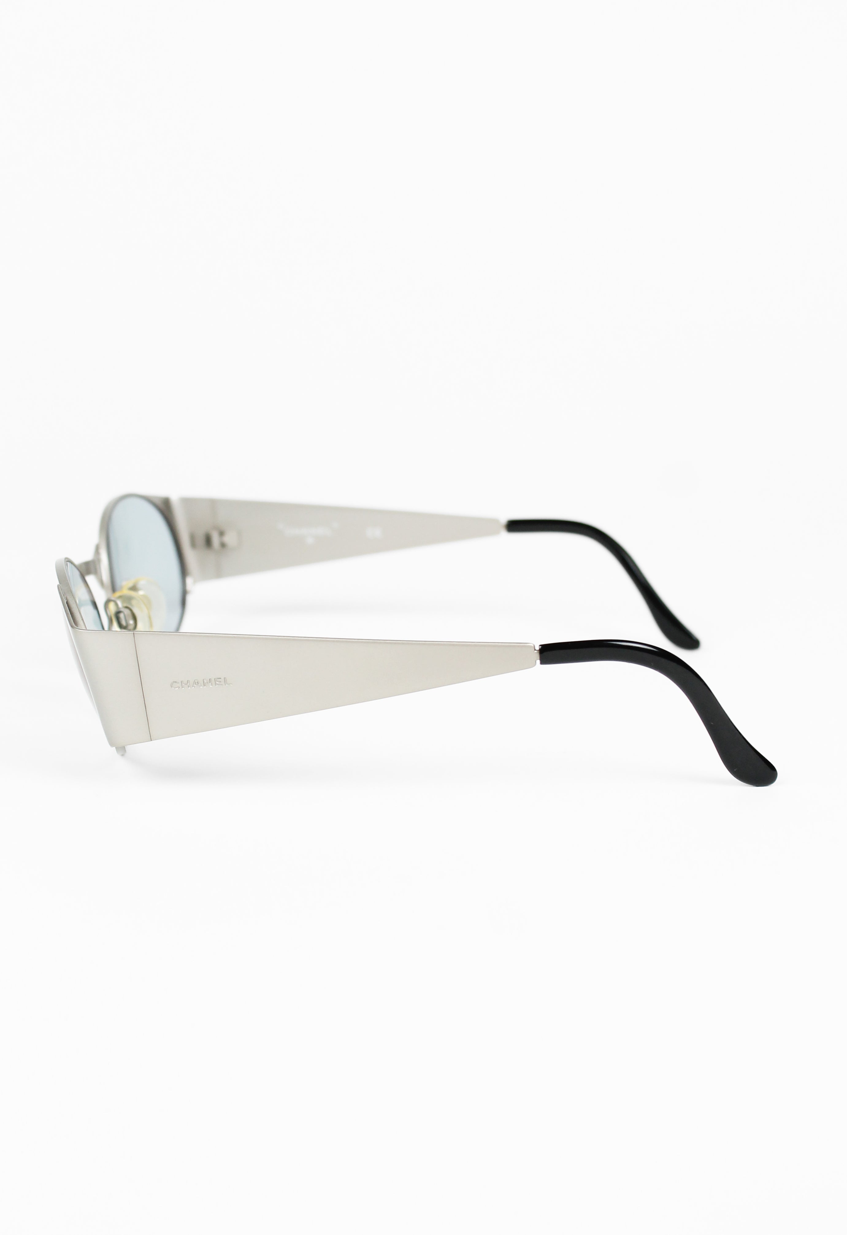 CHANEL SS 1996 SILVER GLASSES