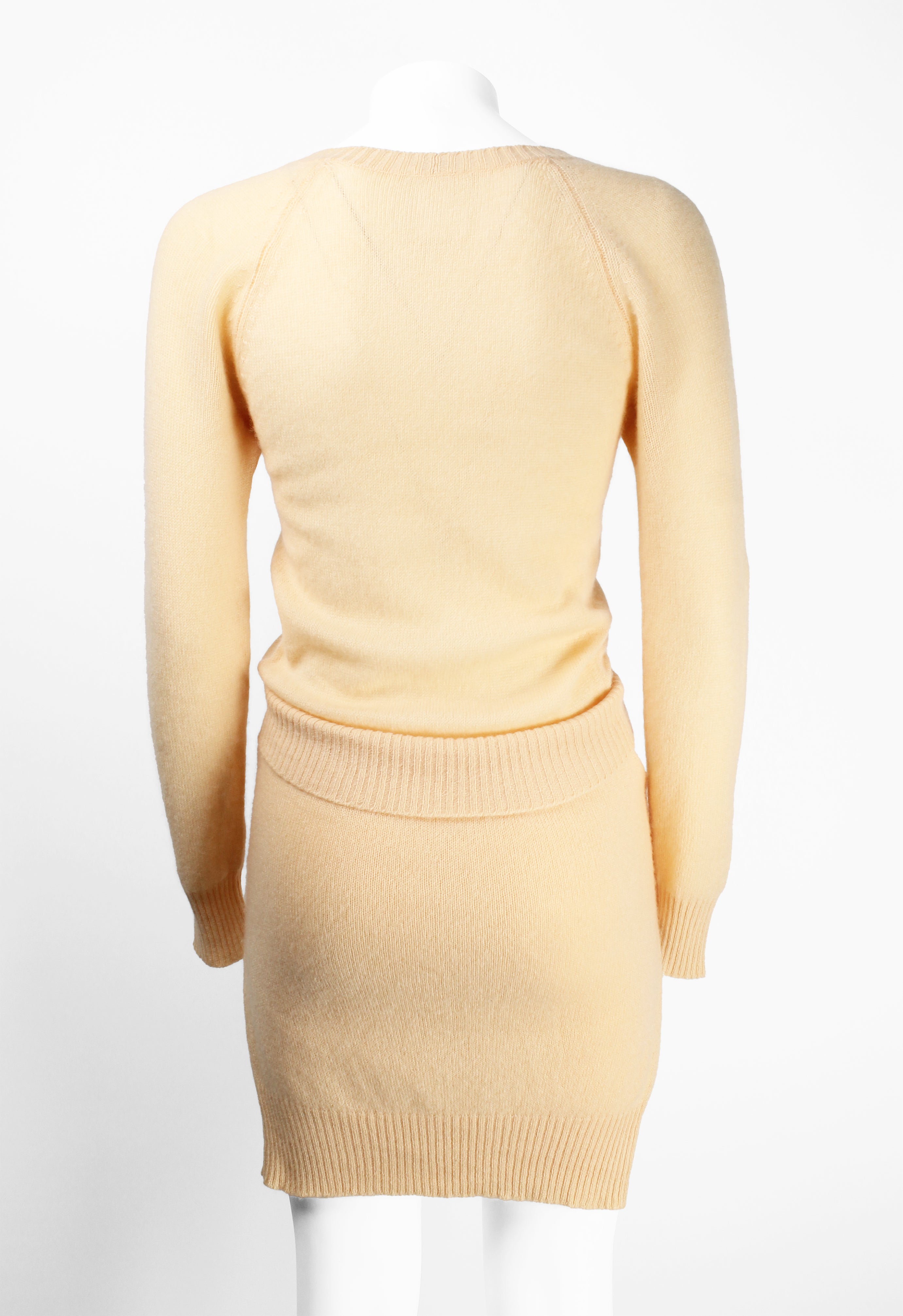 CHANEL SS 2005 DOUBLE CASHMERE KNIT