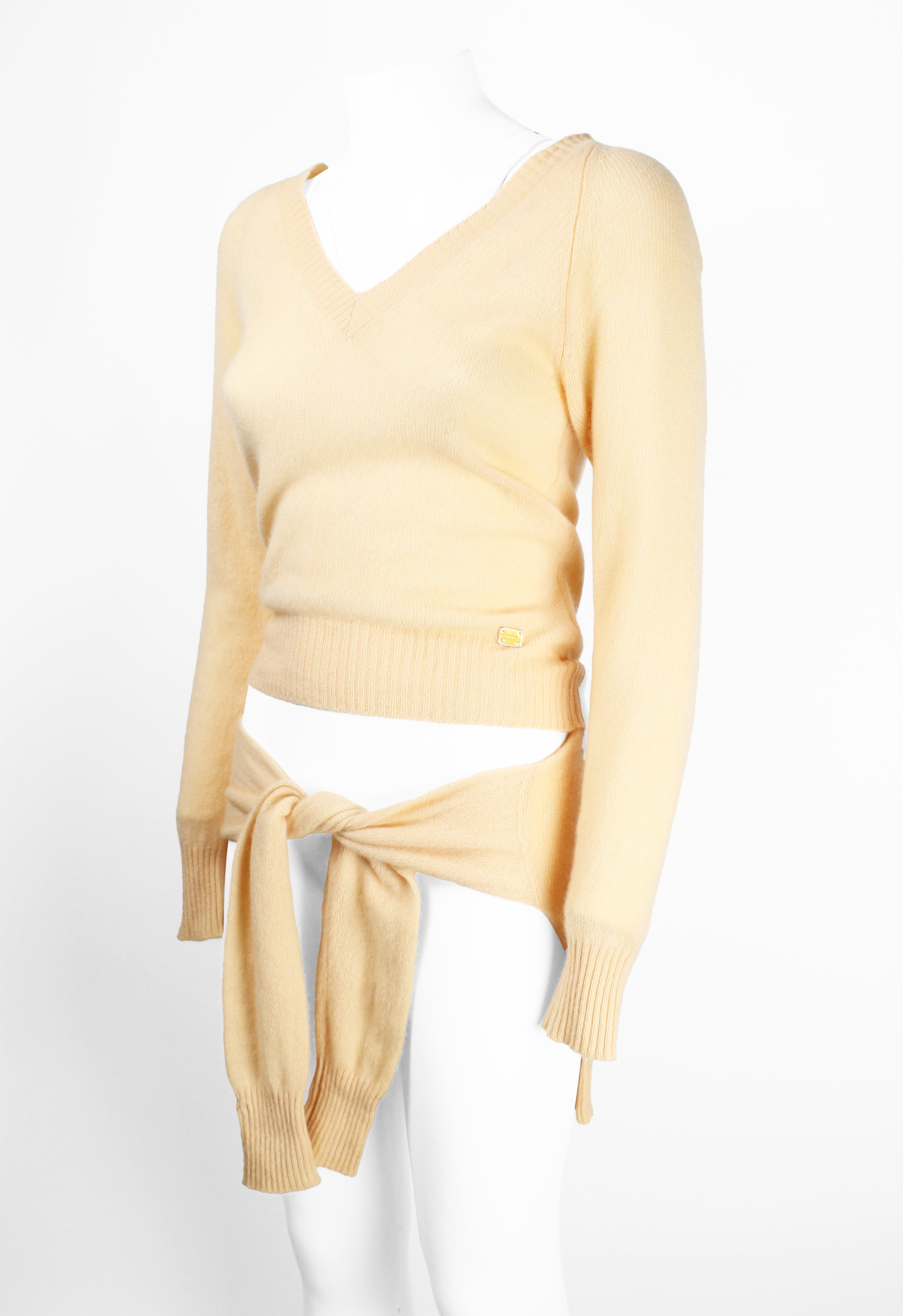 CHANEL SS 2005 DOUBLE CASHMERE KNIT