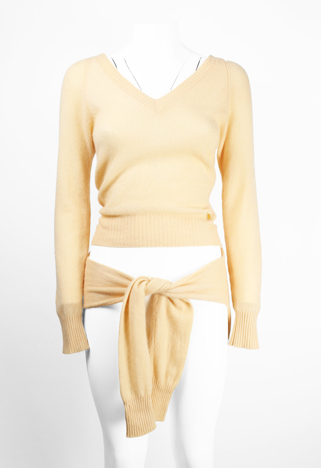 CHANEL SS 2005 DOUBLE CASHMERE KNIT