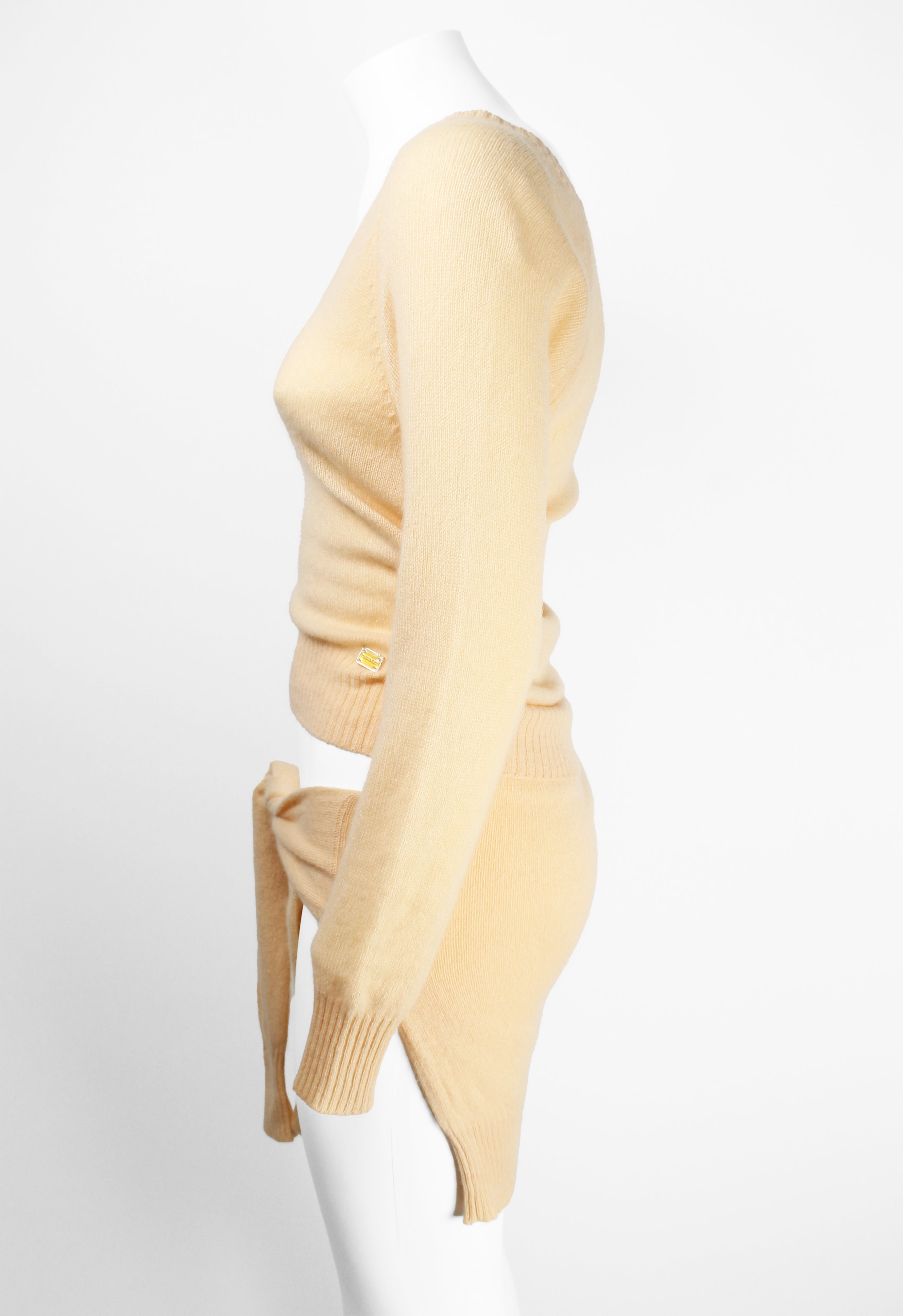 CHANEL SS 2005 DOUBLE CASHMERE KNIT