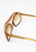 CHRISTIAN DIOR 1970'S XL SPACE AGE SUNGLASSES