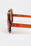 CHRISTIAN DIOR FALL 1973 COUTURE XXL ORANGE BUBBLE SUNGLASSES