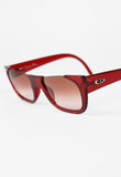 CHRISTIAN DIOR SS 1988 TOPLESS RED SUNGLASSES