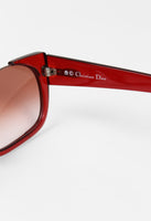 CHRISTIAN DIOR SS 1988 TOPLESS RED SUNGLASSES