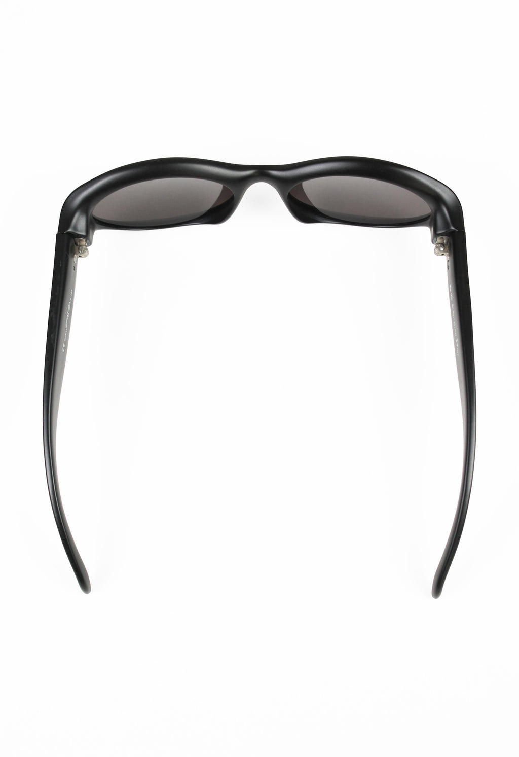 CHRISTIAN DIOR 1990'S MATTE BLACK BOLD SUNGLASSES