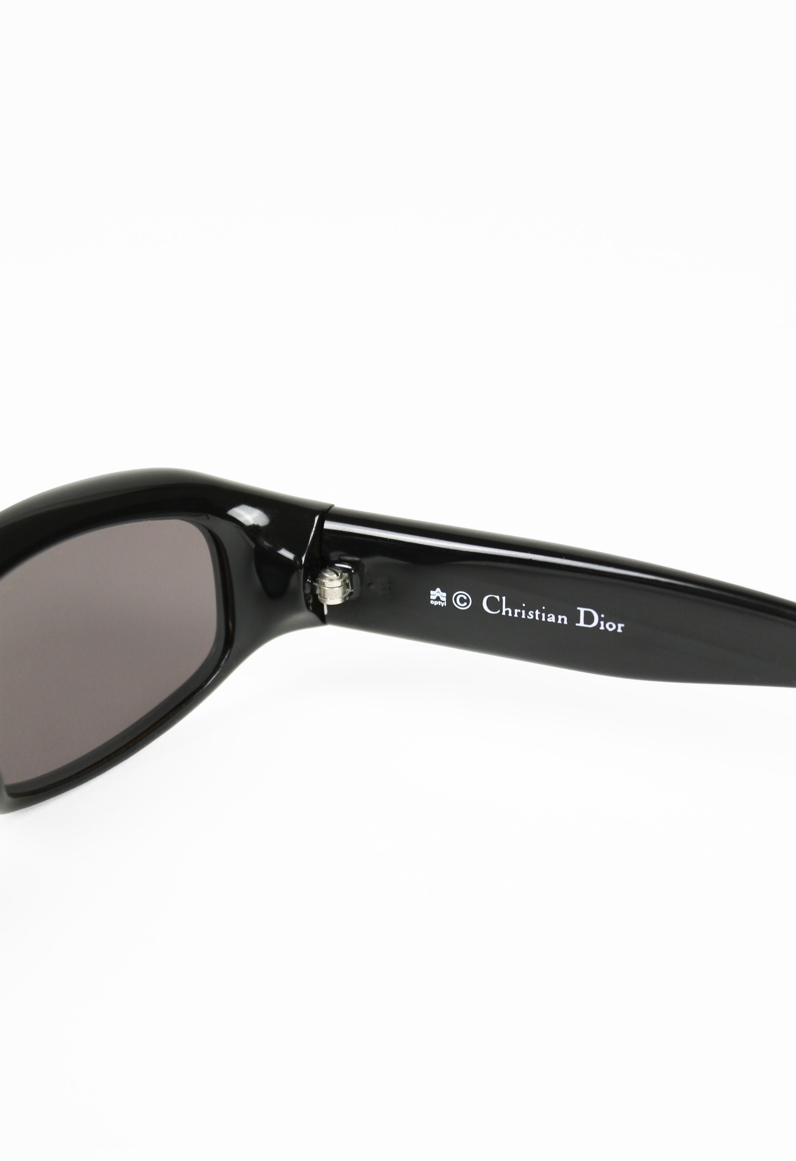 CHRISTIAN DIOR JOHN GALLIANO 1990'S TWO TONE BOLD SUNGLASSES