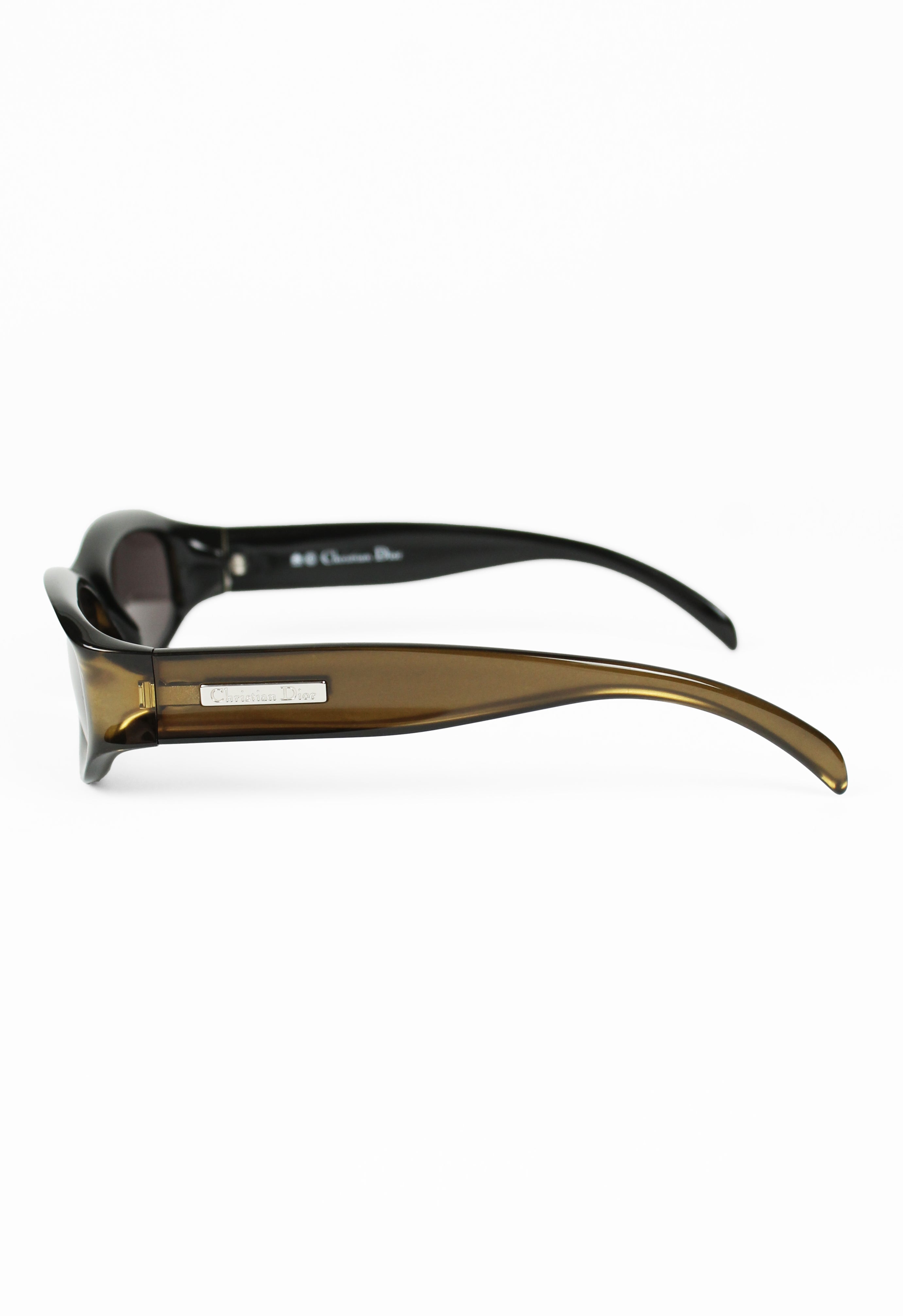 CHRISTIAN DIOR JOHN GALLIANO 1990'S TWO TONE BOLD SUNGLASSES