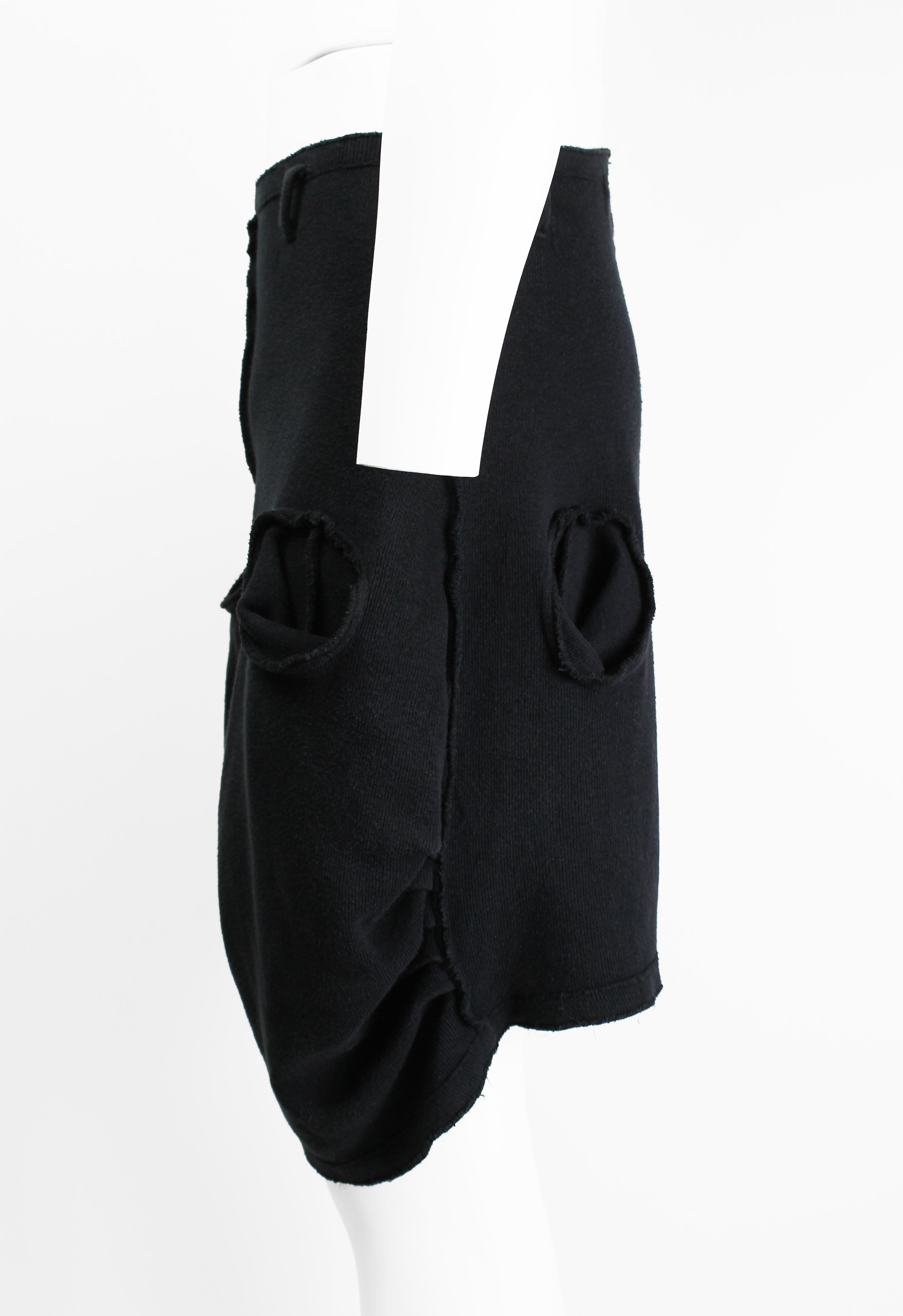 CHRISTOPHER NEMETH 1980'S CURVED POCKET SHORTS