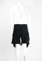 CHRISTOPHER NEMETH 1980'S CURVED POCKET SHORTS