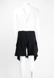 CHRISTOPHER NEMETH 1980'S CURVED POCKET SHORTS