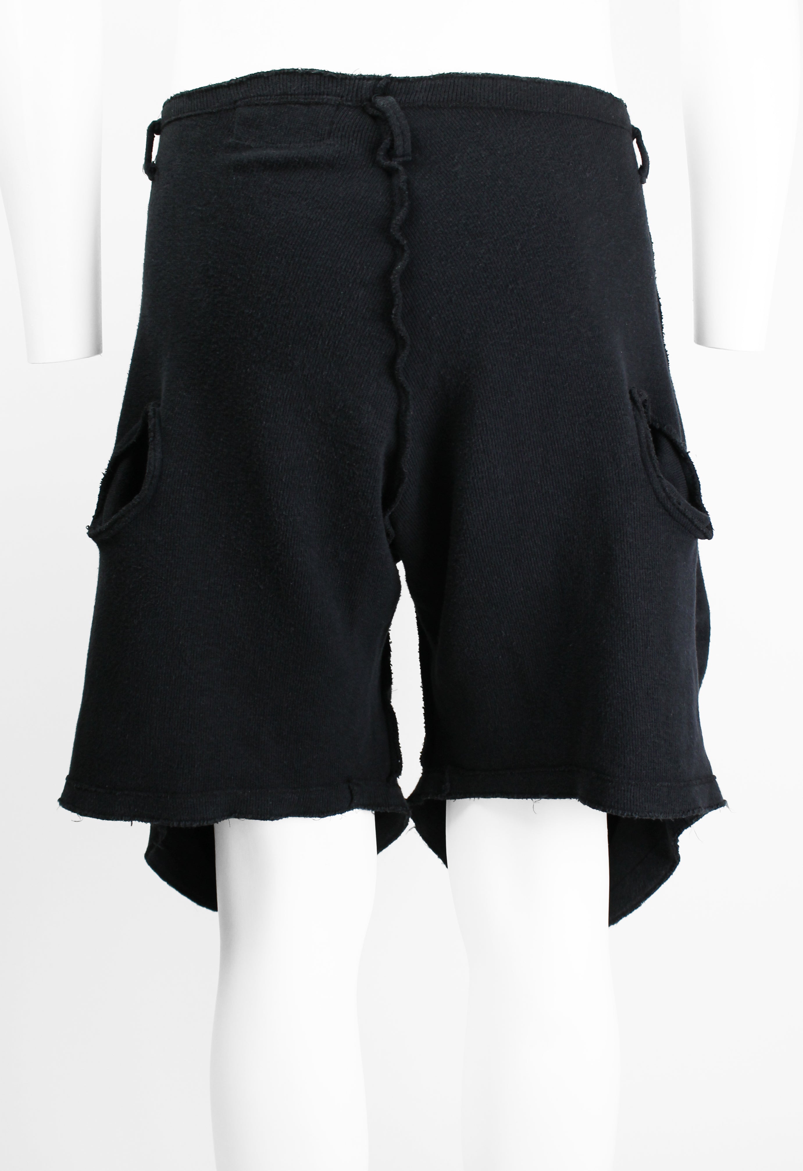 CHRISTOPHER NEMETH 1980'S CURVED POCKET SHORTS