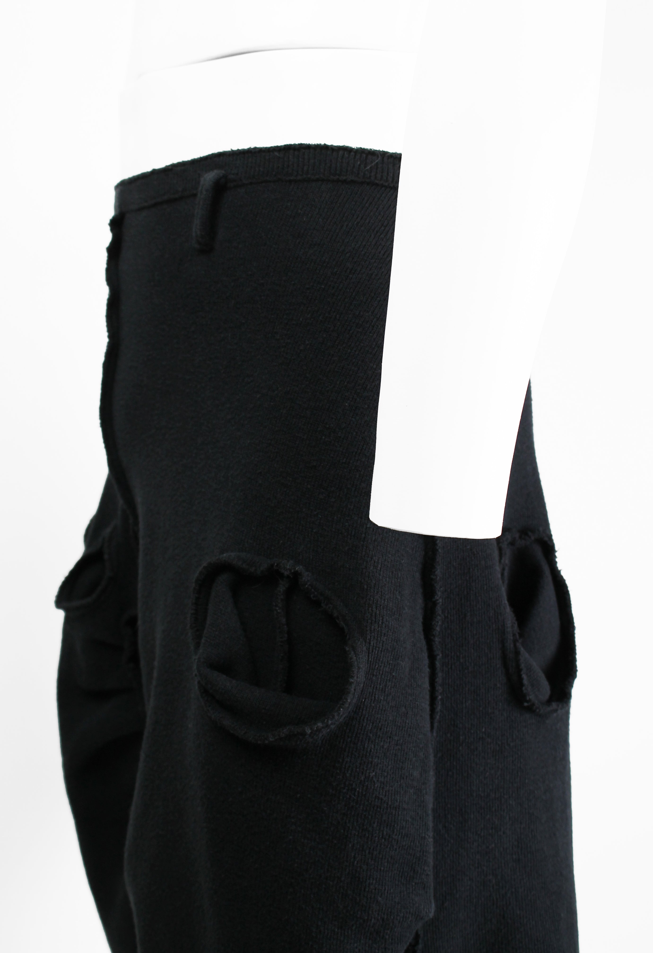 CHRISTOPHER NEMETH 1980'S CURVED POCKET SHORTS