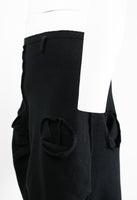 CHRISTOPHER NEMETH 1980'S CURVED POCKET SHORTS