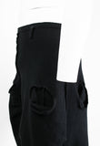 CHRISTOPHER NEMETH 1980'S CURVED POCKET SHORTS