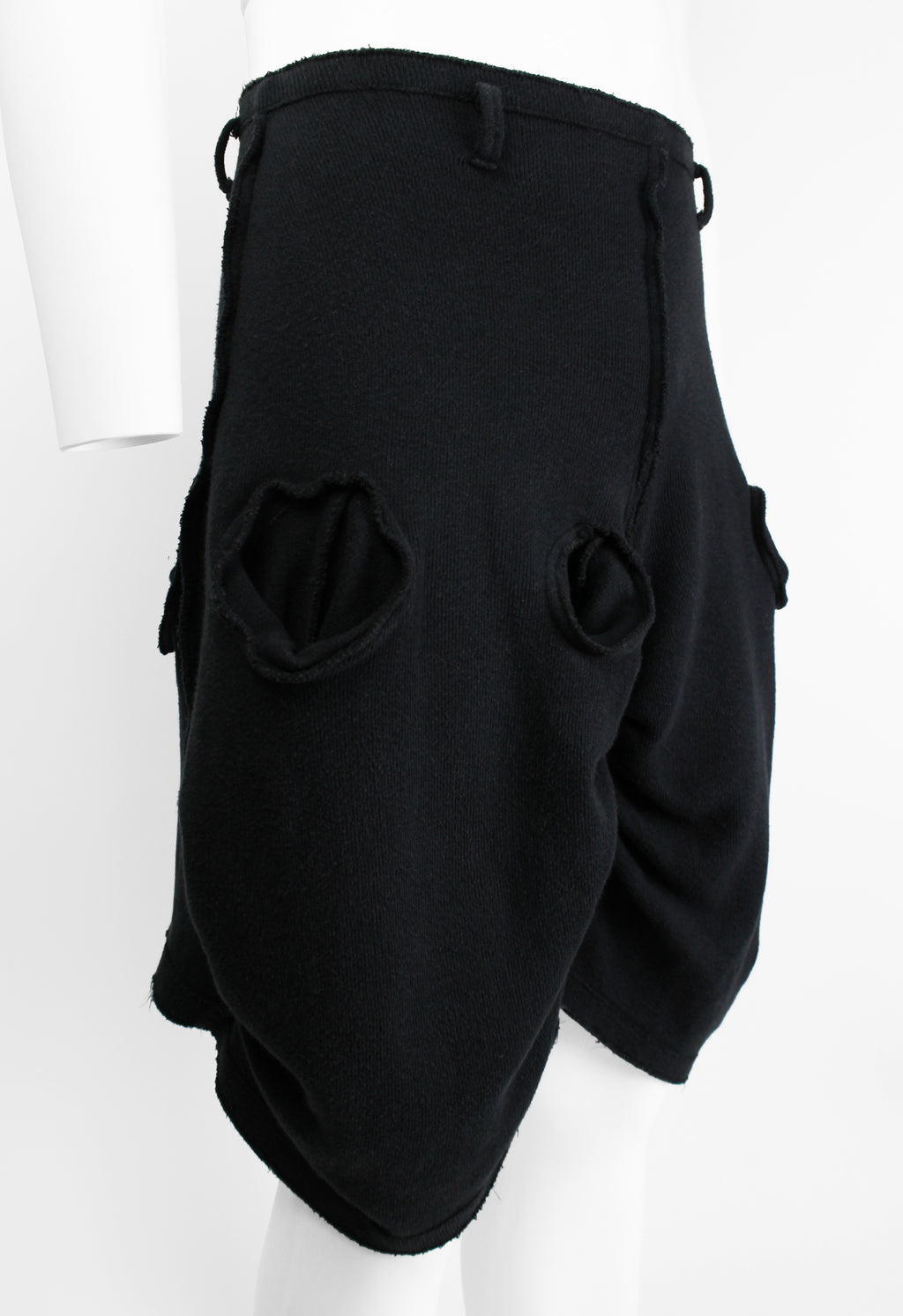 CHRISTOPHER NEMETH 1980'S CURVED POCKET SHORTS