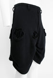 CHRISTOPHER NEMETH 1980'S CURVED POCKET SHORTS
