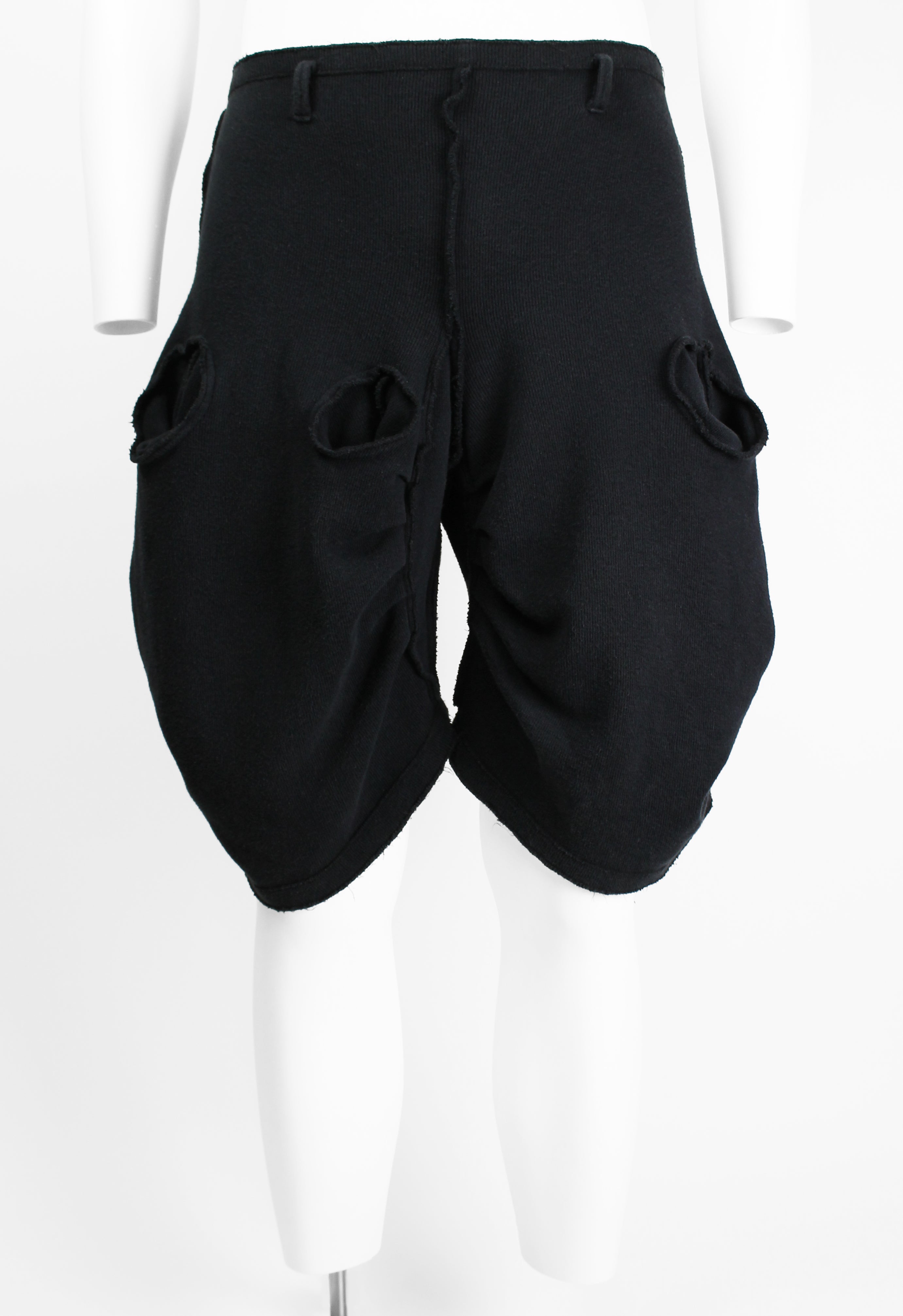 CHRISTOPHER NEMETH 1980'S CURVED POCKET SHORTS