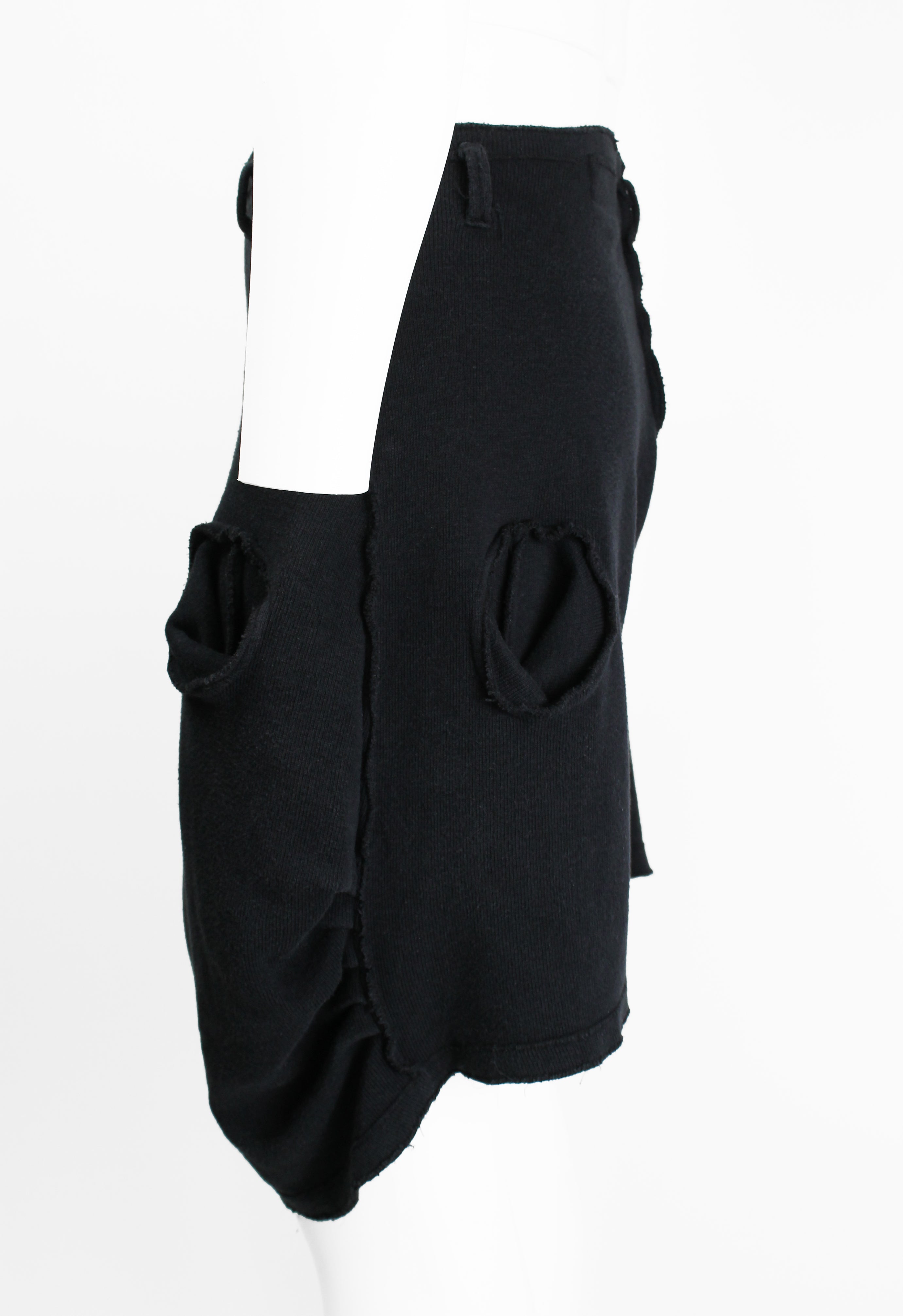 CHRISTOPHER NEMETH 1980'S CURVED POCKET SHORTS