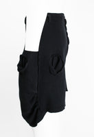 CHRISTOPHER NEMETH 1980'S CURVED POCKET SHORTS