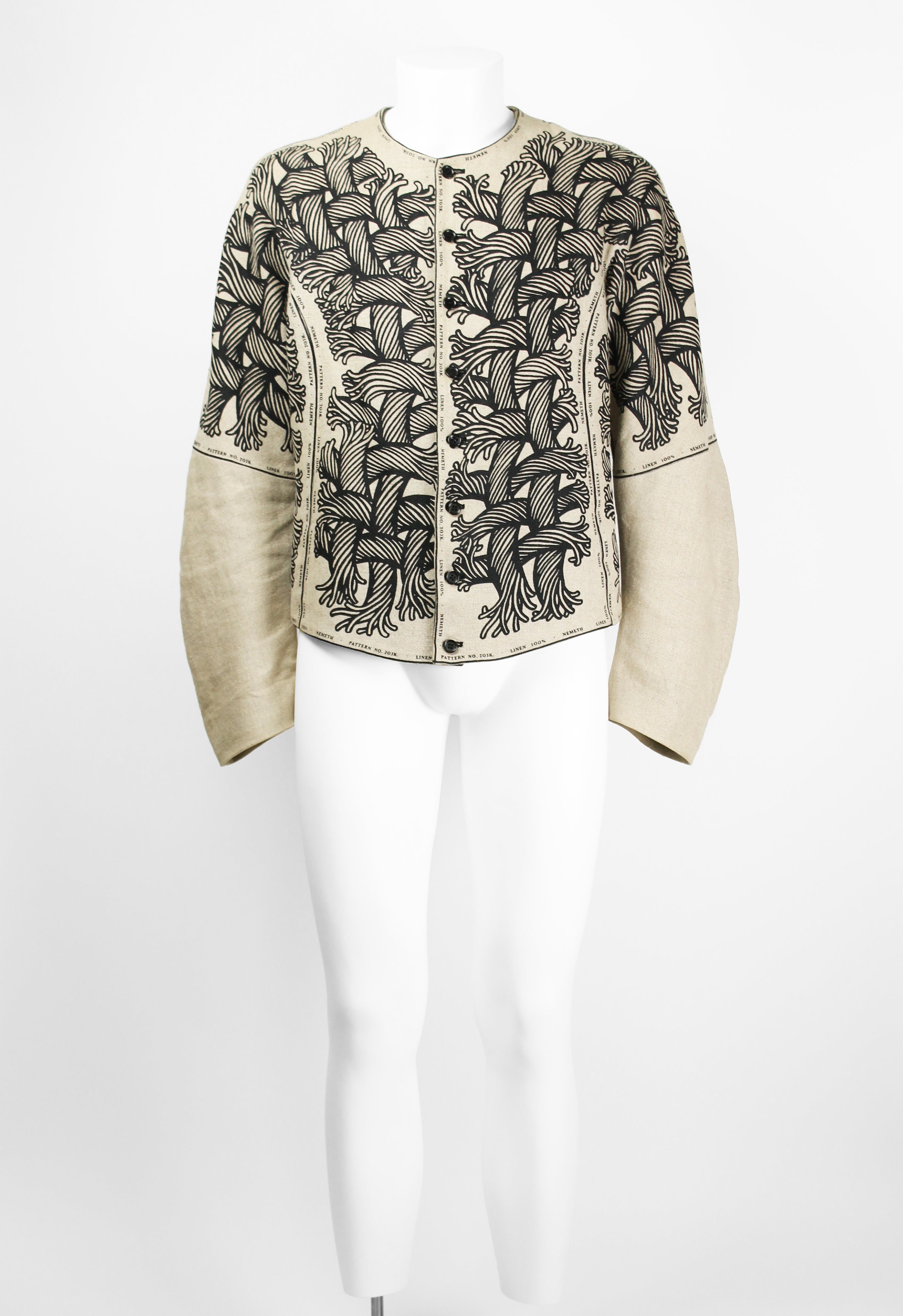 CHRISTOPHER NEMETH LINEN ROPE JACKET
