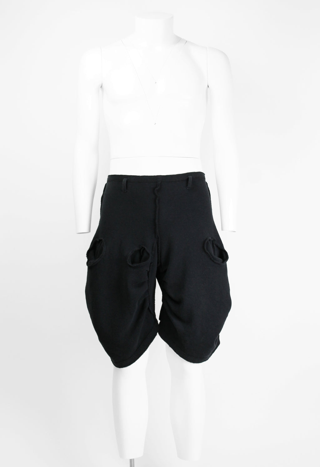 CHRISTOPHER NEMETH 1980'S CURVED POCKET SHORTS