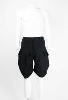 CHRISTOPHER NEMETH 1980'S CURVED POCKET SHORTS