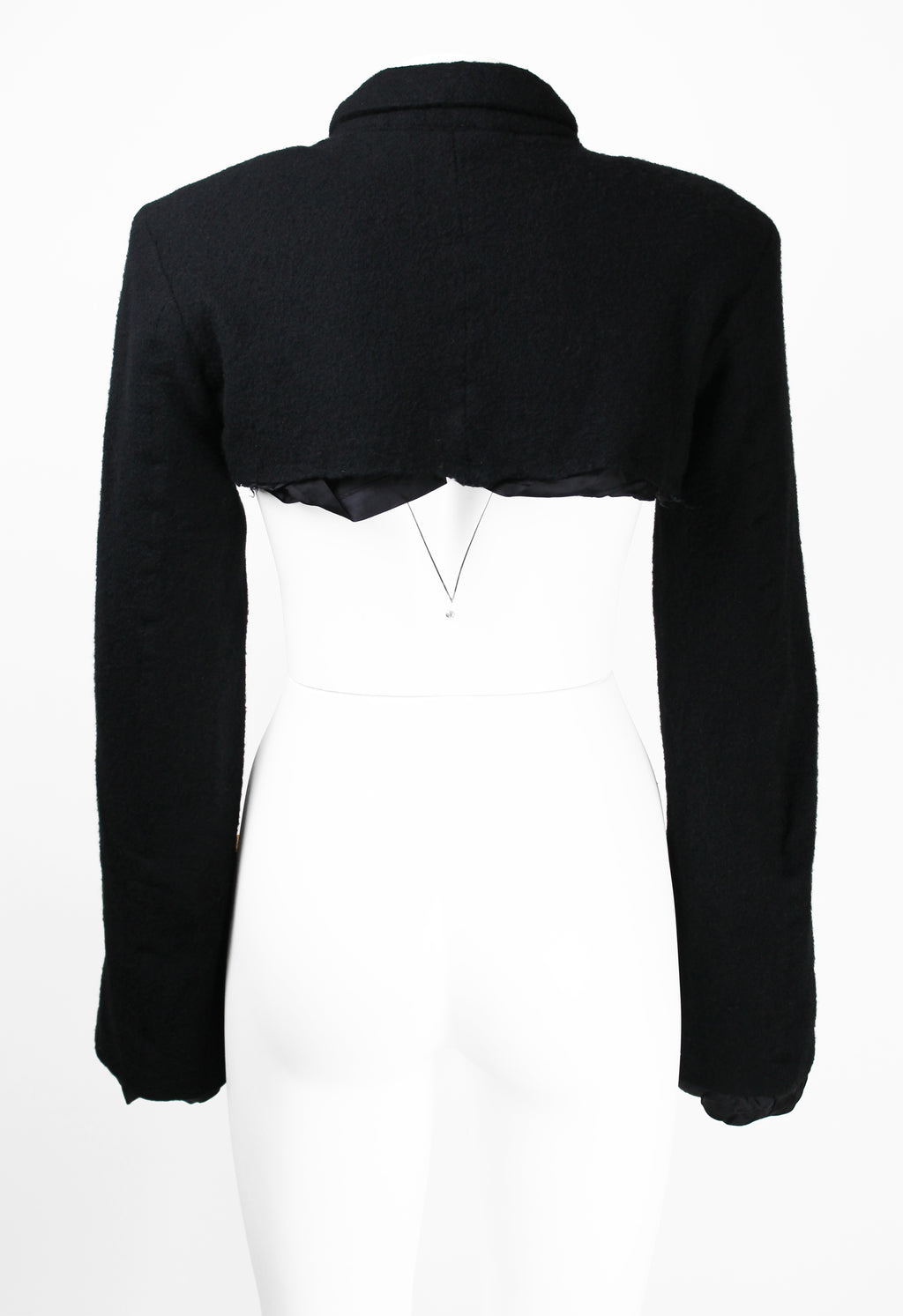 COMME DES GARCONS FW 1994 CROPPED WOOL JACKET AND SKIRT SET