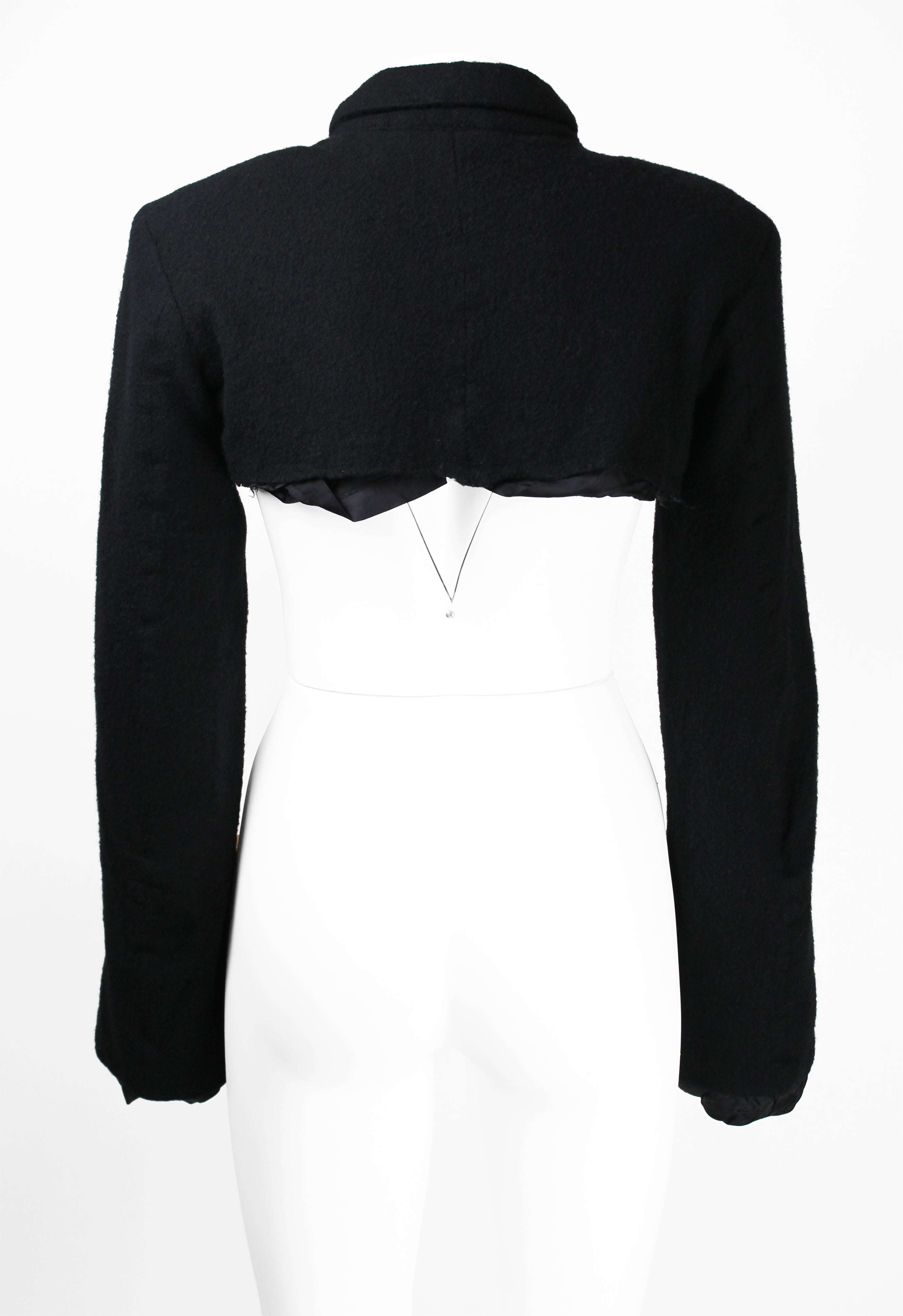 COMME DES GARCONS FW 1994 CROPPED WOOL JACKET AND SKIRT SET