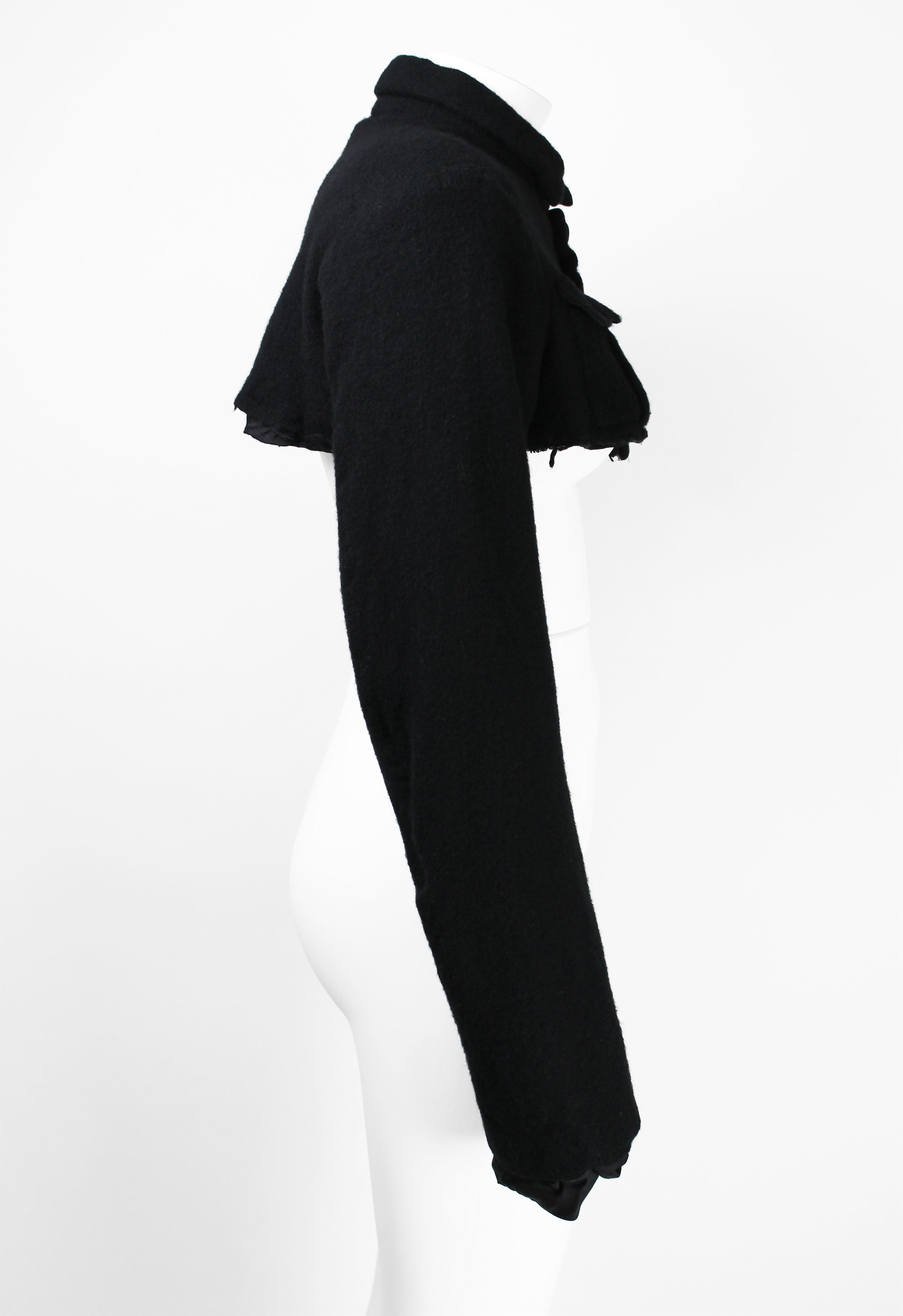 COMME DES GARCONS FW 1994 CROPPED WOOL JACKET AND SKIRT SET