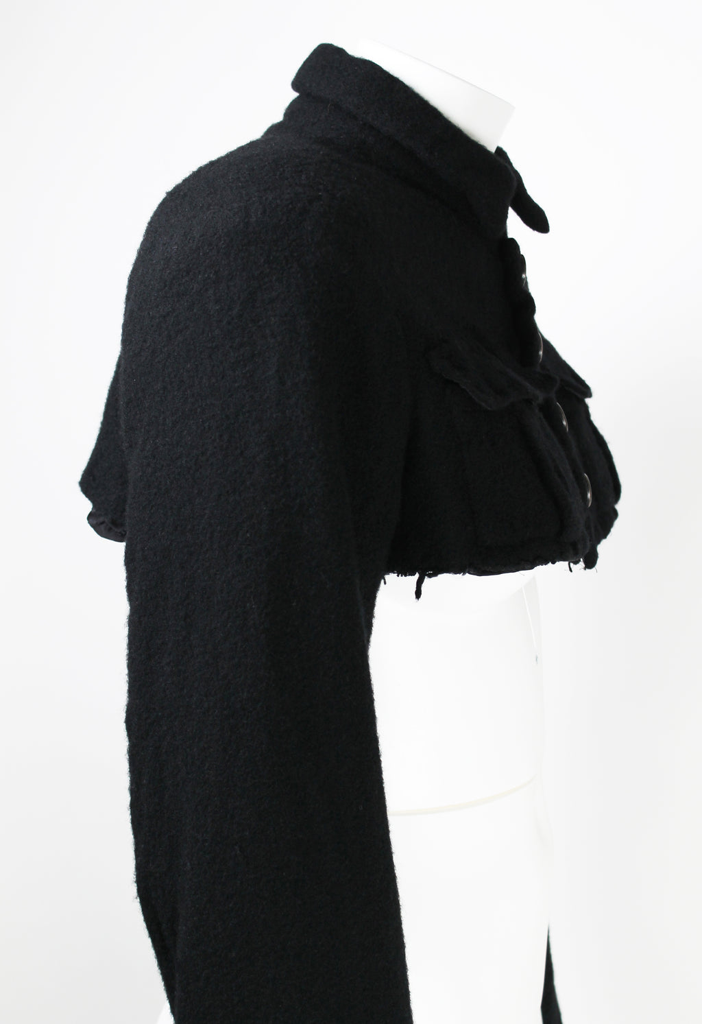 COMME DES GARCONS FW 1994 CROPPED WOOL JACKET AND SKIRT SET