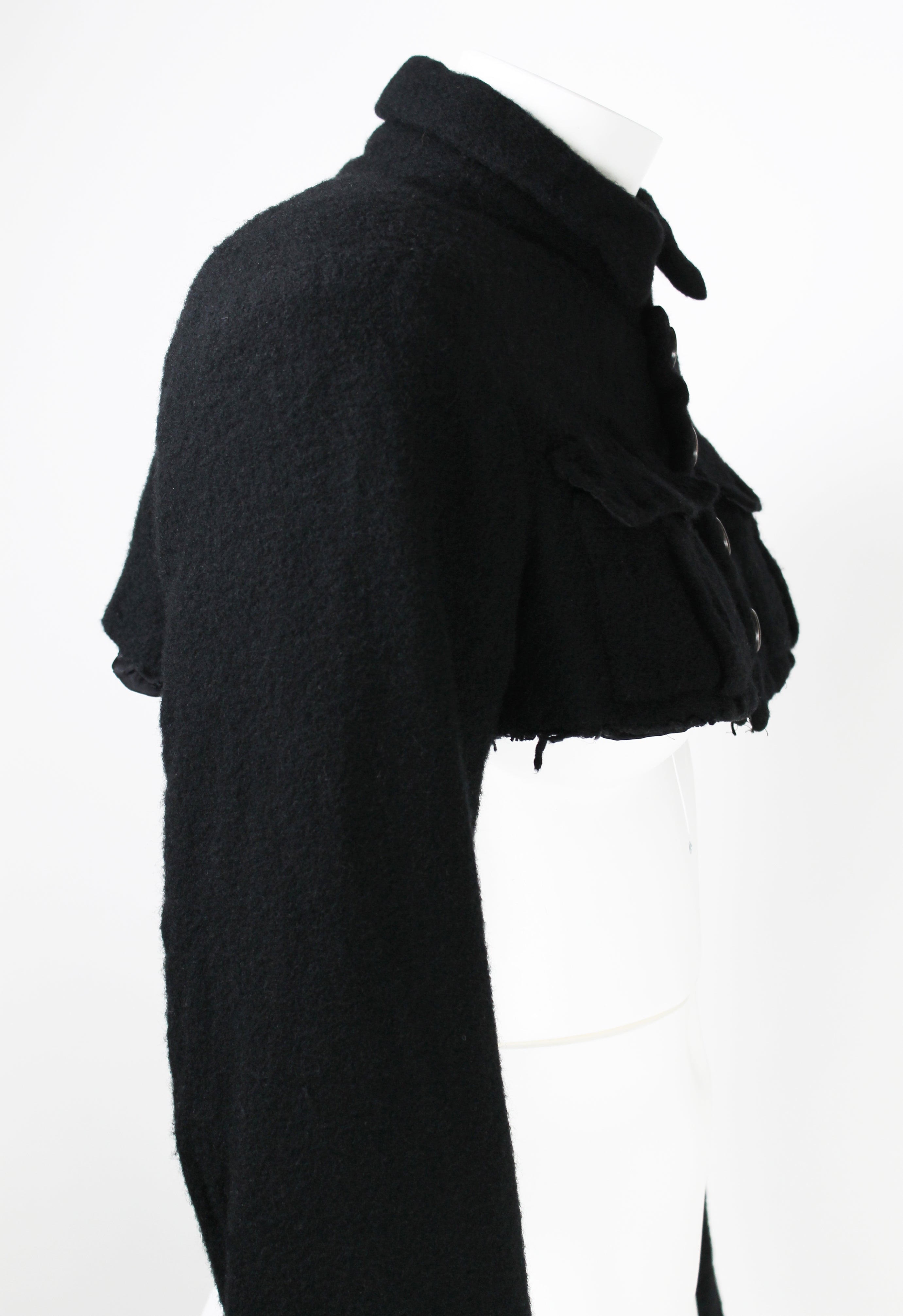 COMME DES GARCONS FW 1994 CROPPED WOOL JACKET AND SKIRT SET