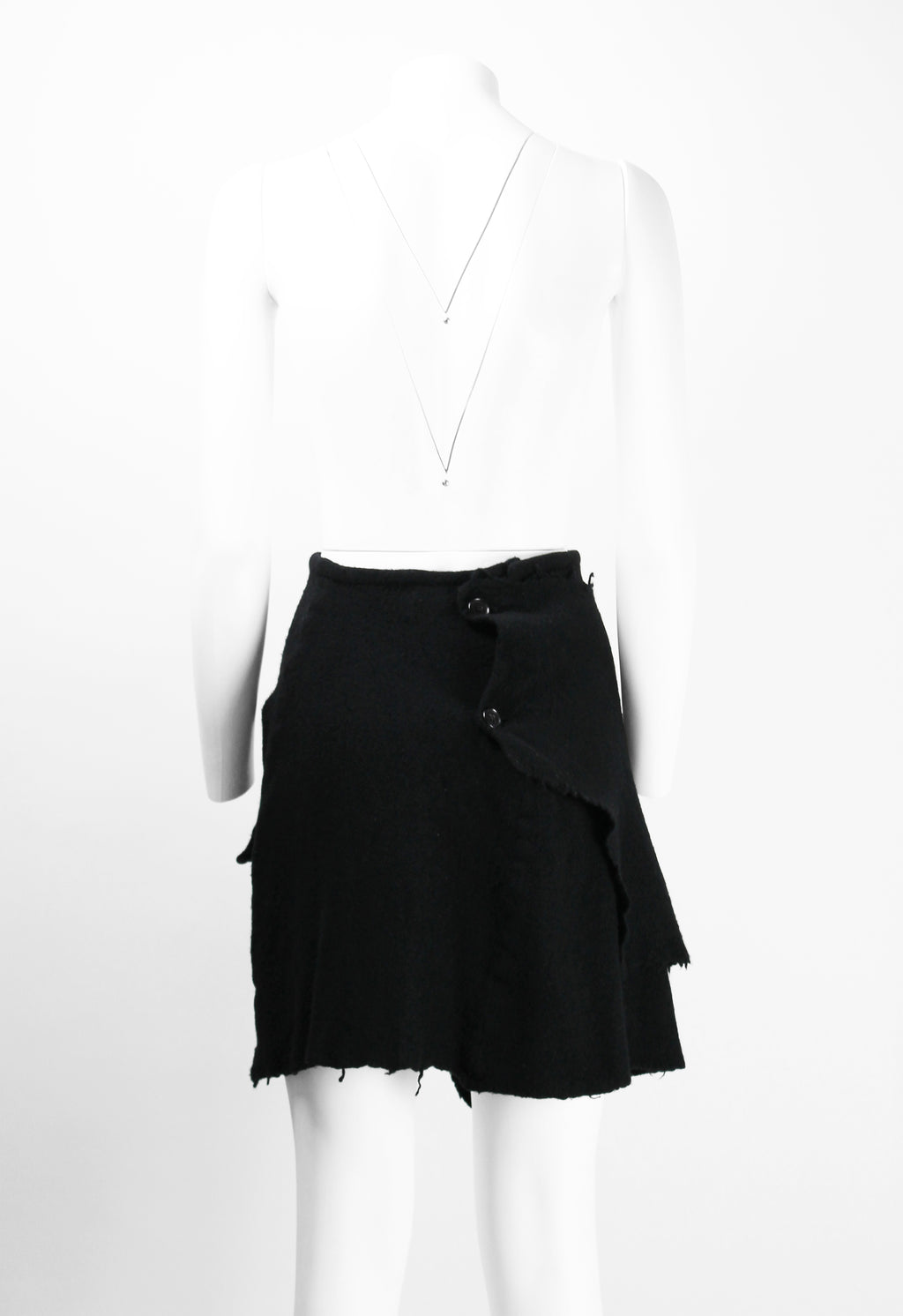 COMME DES GARCONS FW 1994 CROPPED WOOL JACKET AND SKIRT SET