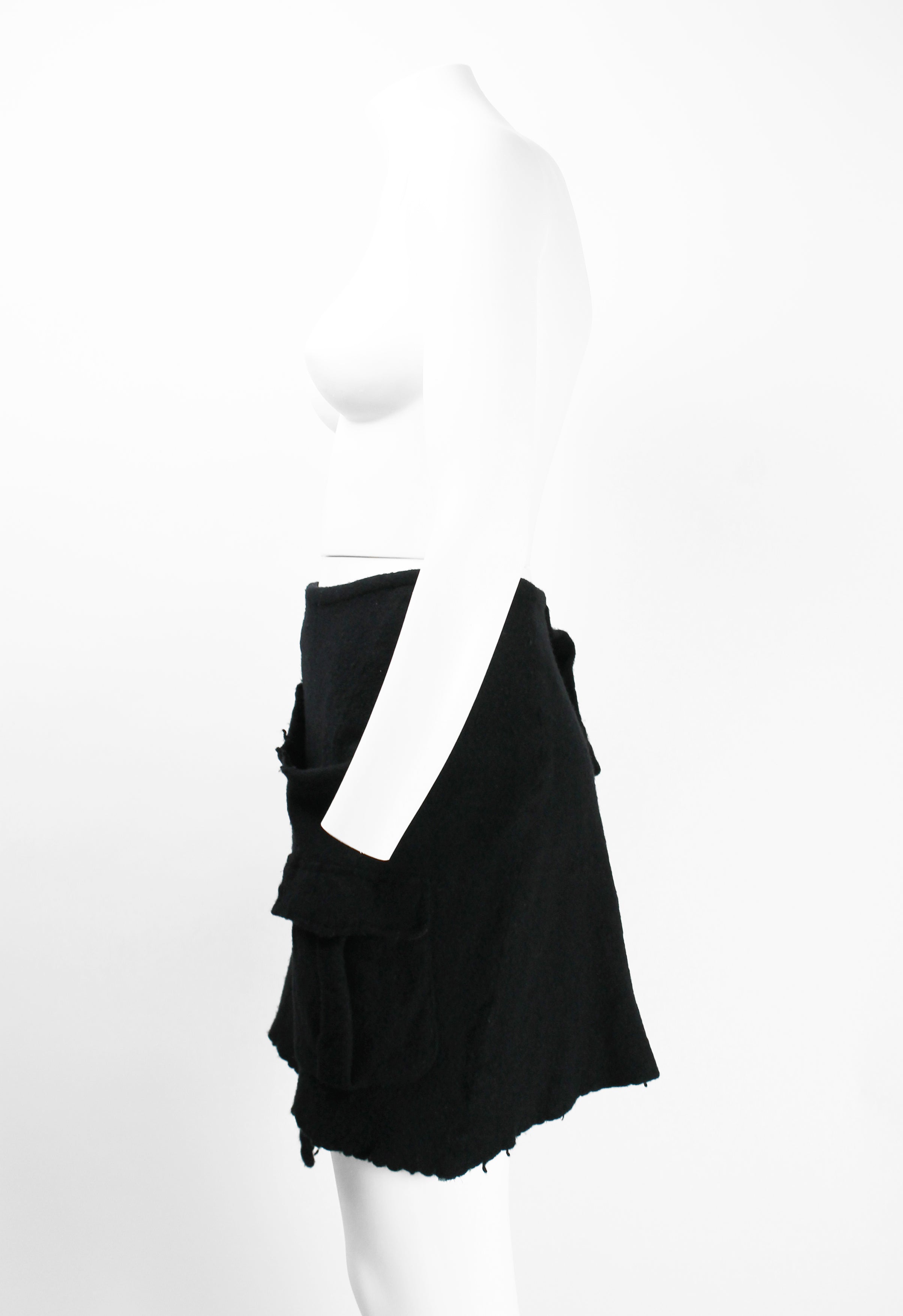COMME DES GARCONS FW 1994 CROPPED WOOL JACKET AND SKIRT SET