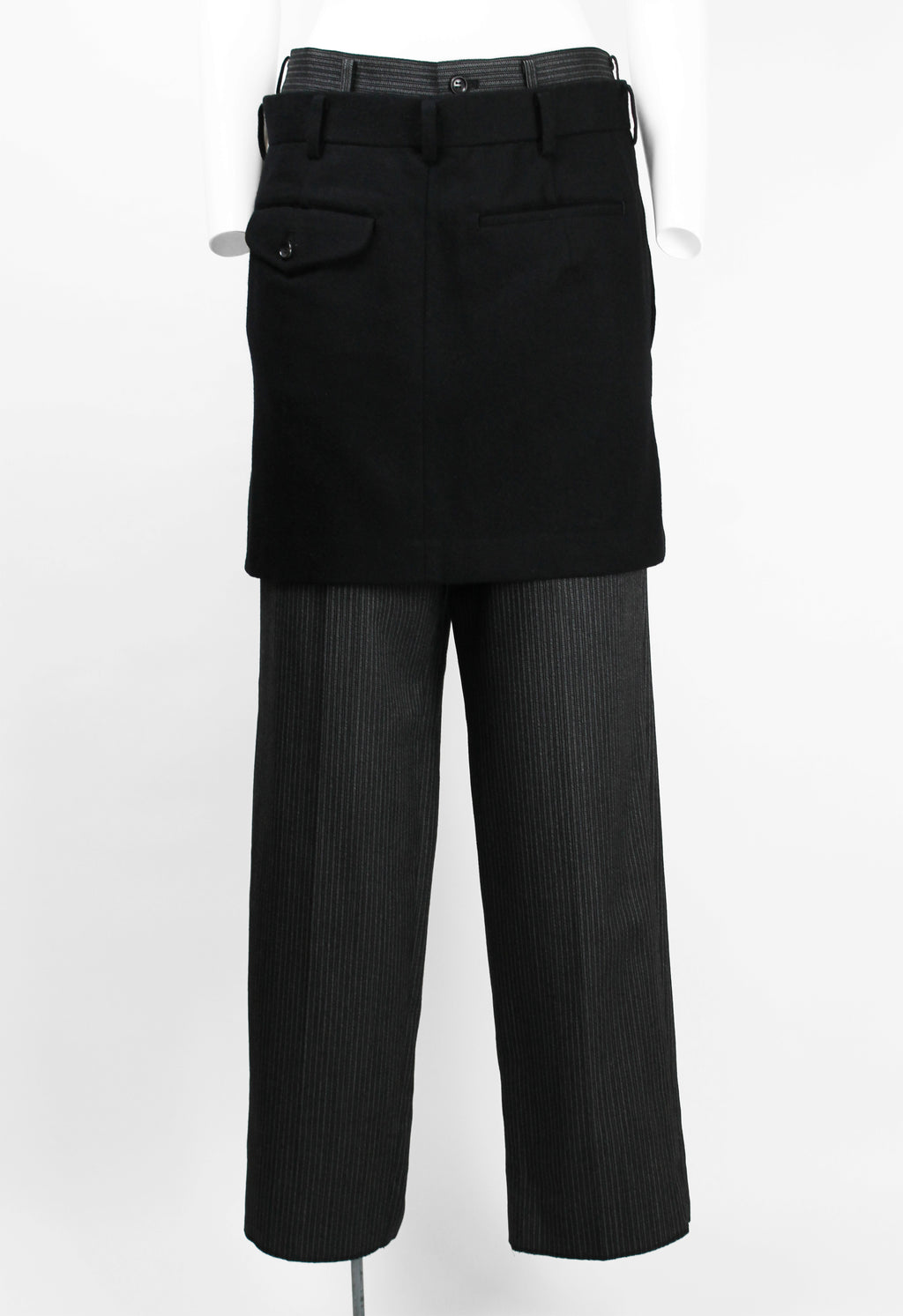 COMME DES GARCONS FW 2004 LAYERED SKIRT AND TROUSERS SET