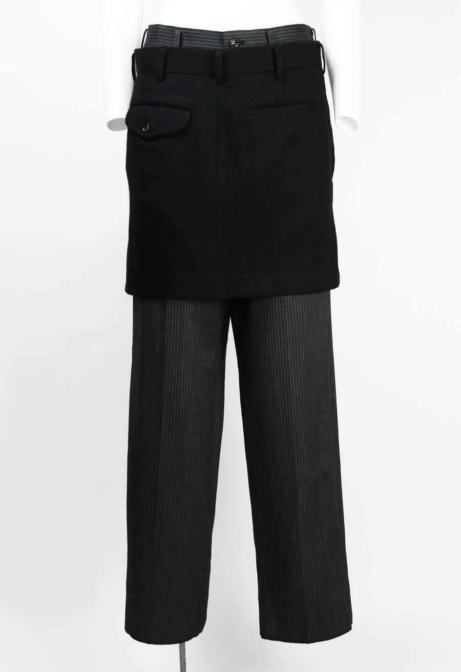 COMME DES GARCONS FW 2004 LAYERED SKIRT AND TROUSERS SET – THE 543