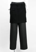 COMME DES GARCONS FW 2004 LAYERED SKIRT AND TROUSERS SET