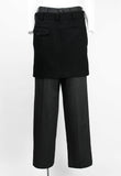 COMME DES GARCONS FW 2004 LAYERED SKIRT AND TROUSERS SET