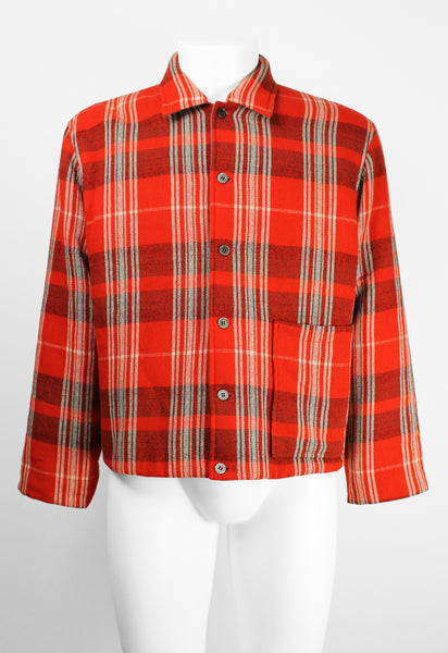 COMME DES GARCONS HOMME 1997 PADDED REVERSIBLE PLAID JACKET