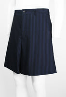COMME DES GARCONS HOMME PLUS FW 2015 STRIPED WIDE SHORTS