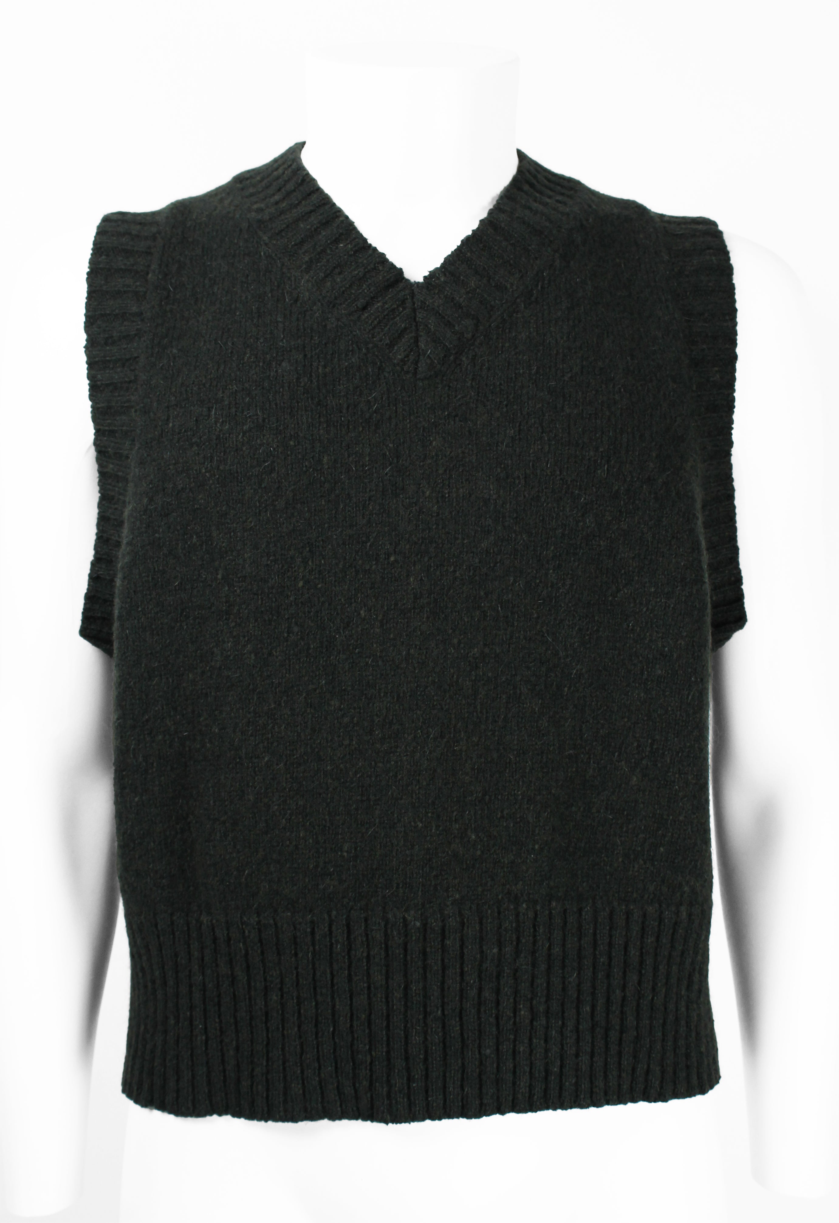 Comme des Garçons 2008 Pattern Knit Vest Comme des Garcon Colorful Knit Puffball Sweater Vest – The