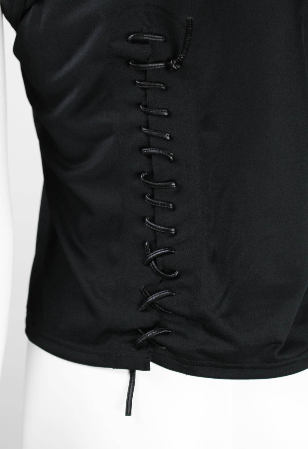 COMME DES GARCONS SS 2005 PUNK BALLERINA LACE UP TOP
