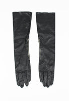 COMME DES GARCONS 1980'S LONG LEATHER ZIP GLOVES