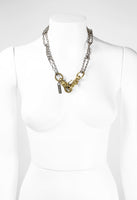 COMME DES GARCONS HEAVY CLASP DOUBLE LOOP CHAIN