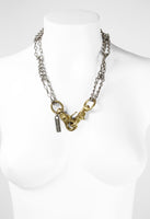 COMME DES GARCONS HEAVY CLASP DOUBLE LOOP CHAIN