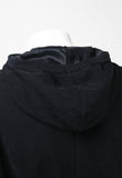 COMME DES GARCONS FW 1990 HOODED NYLON LONG SLEEVE TOP