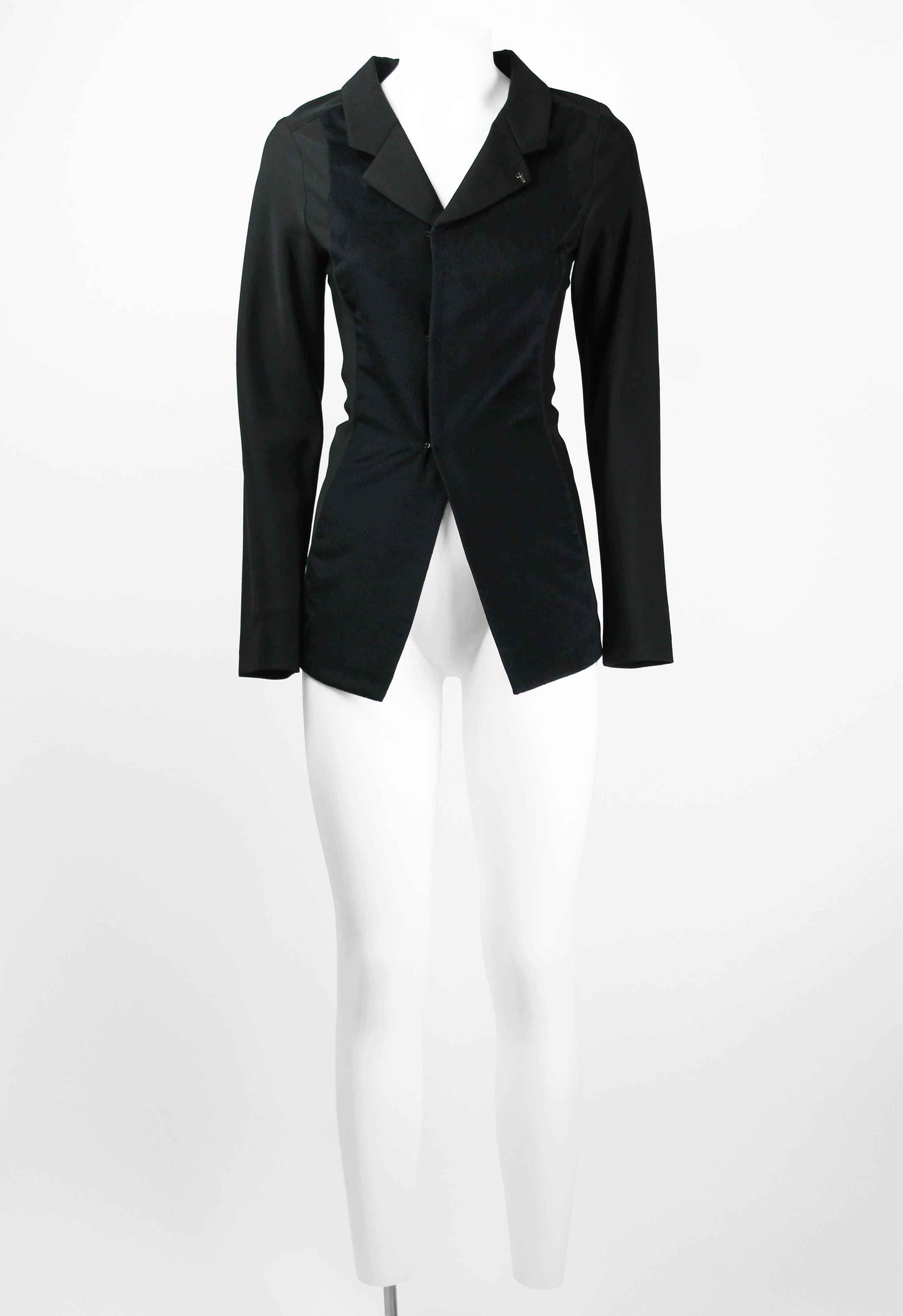 COMME DES GARCONS FW 1993 WOOL AND SILK PANEL JACKET