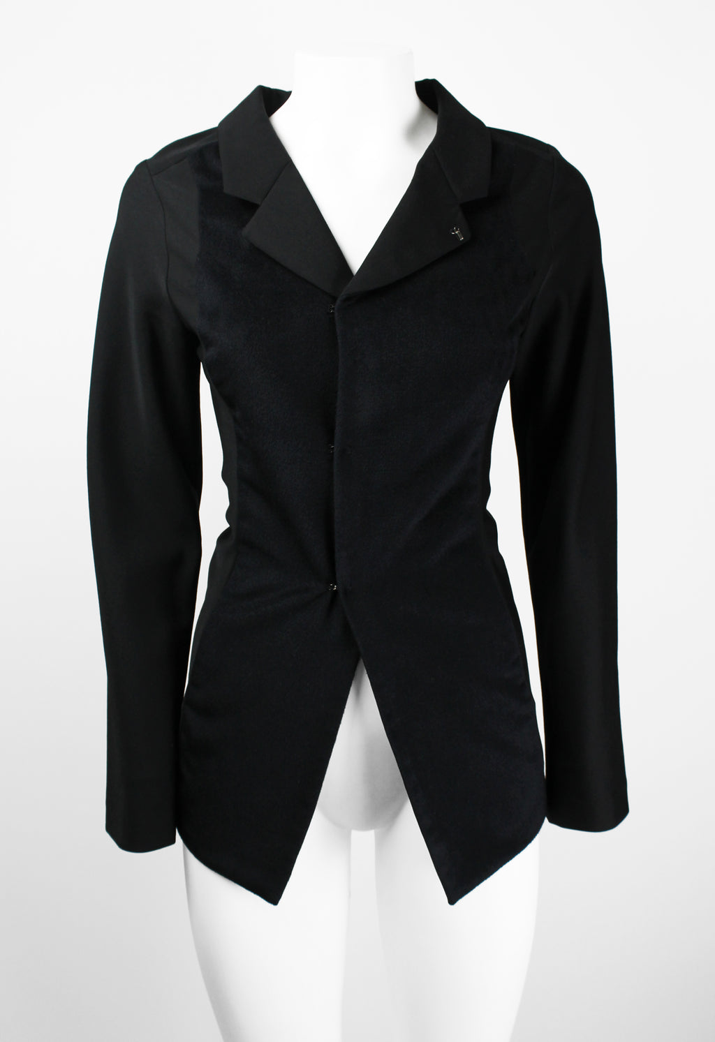 COMME DES GARCONS FW 1993 WOOL AND SILK PANEL JACKET