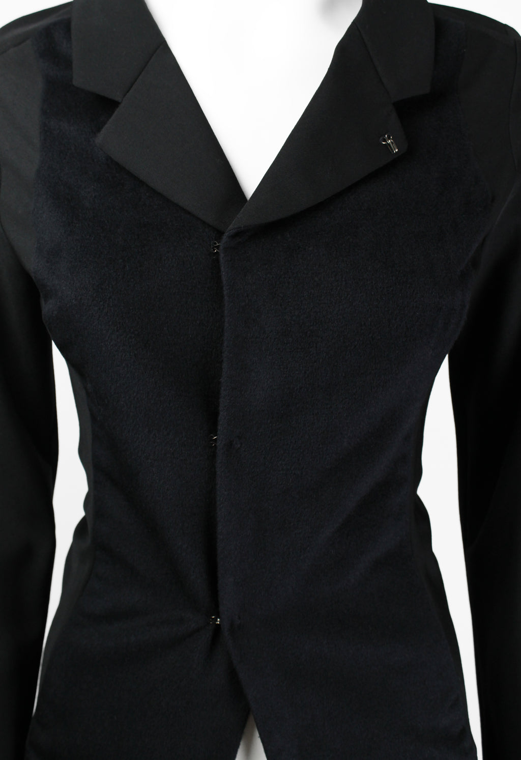 COMME DES GARCONS FW 1993 WOOL AND SILK PANEL JACKET
